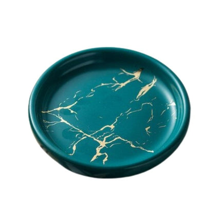 Rond zeepschaaltje met marmerlook