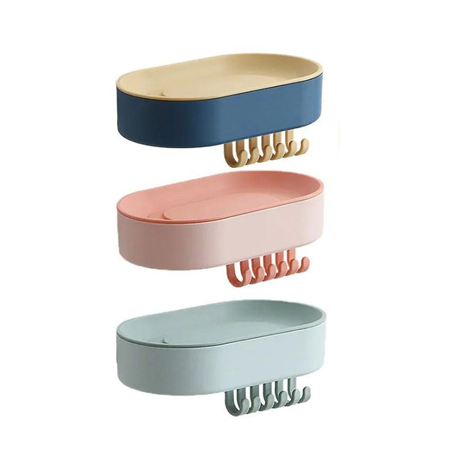 Wand zeephouder met 5 haakjes