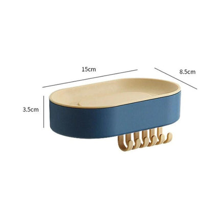 Wand zeephouder met 5 haakjes
