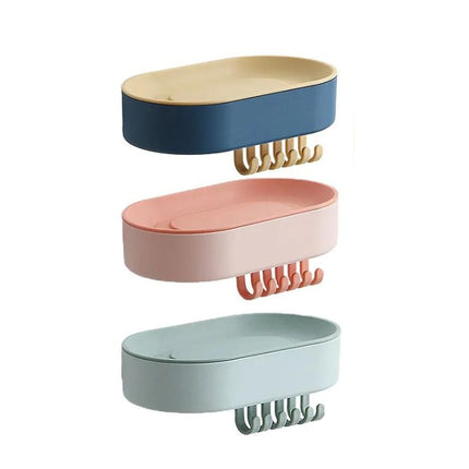 Wand zeephouder met 5 haakjes