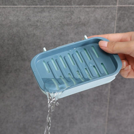 Zeepbakje met lekbakje voor douche