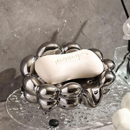 Keramische zeephouder in wolkvorm