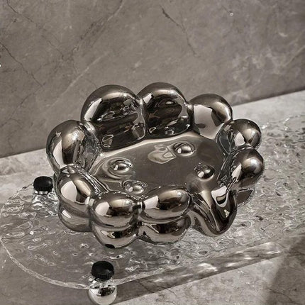 Keramische zeephouder in wolkvorm