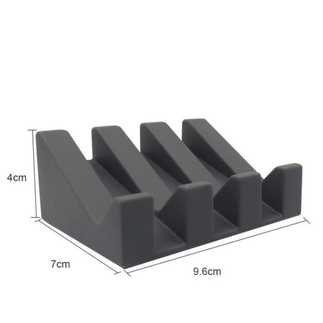 Design siliconen zeephouder met ribbels