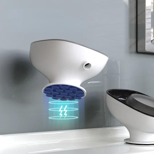 Zeephouder met zuignap voor wastafel