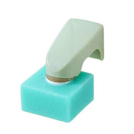 Groene magnetische zeephouder voor badkamer