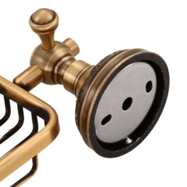 Vintage zeepmandje voor aan de muur