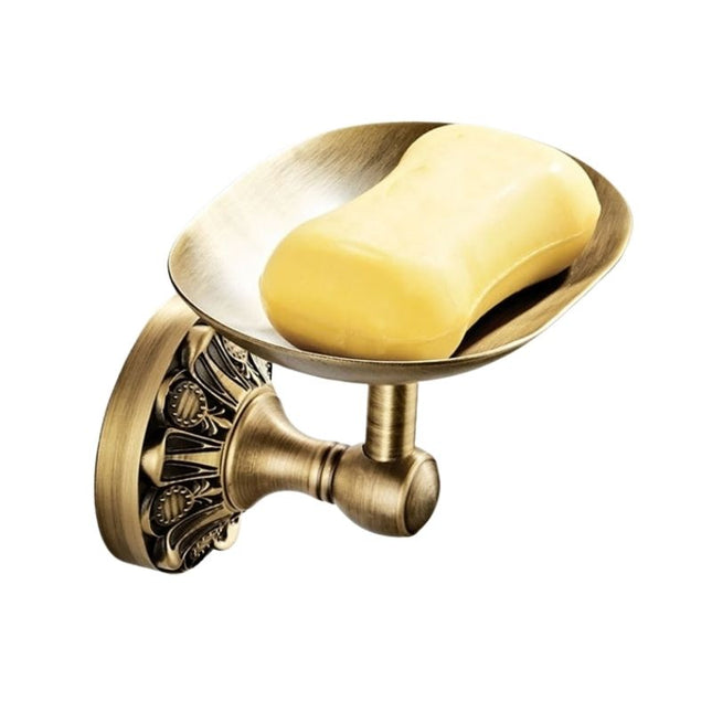 Vintage messing zeephouder voor wandmontage