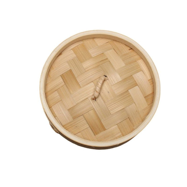 Handgemaakt bamboe zeepdoosje met deksel