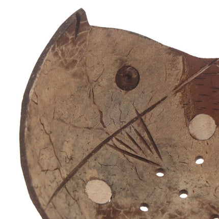 Kokosnoot zeephouder in vorm van vis