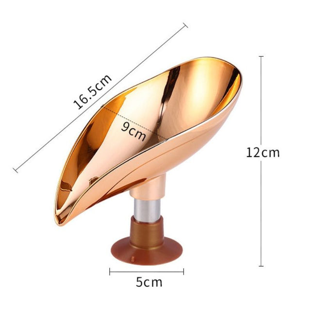 Zeephouder in bladvorm met zuignap