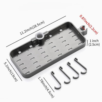 Zwart doucherek voor aan douchestang