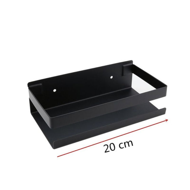 Zwart design doucherek voor de badkamer