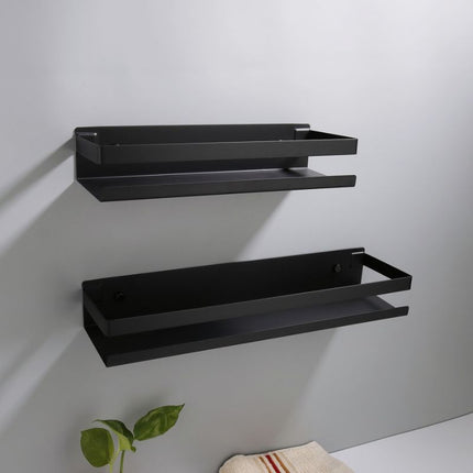 Zwart design doucherek voor de badkamer